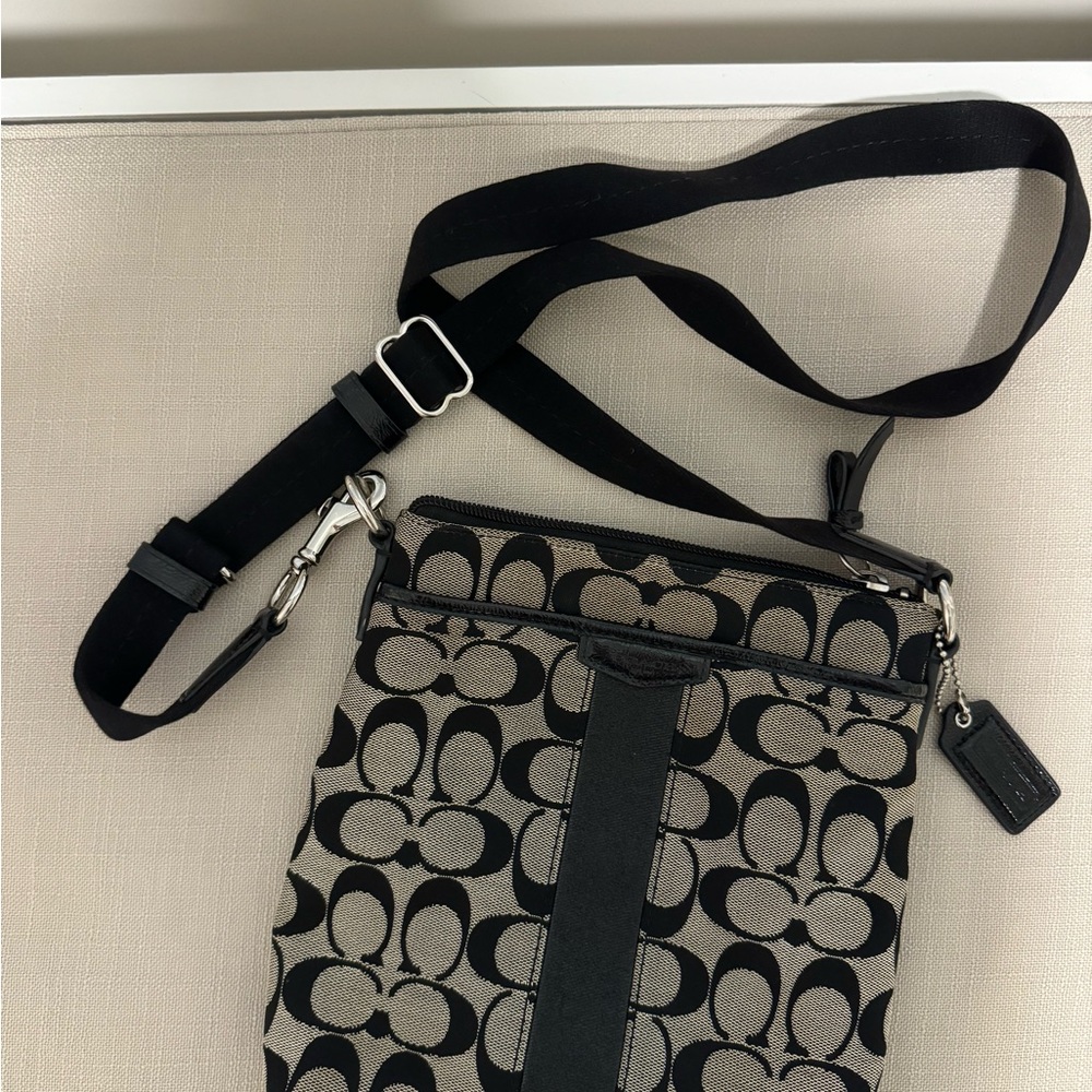 Coach crossbody purse, black